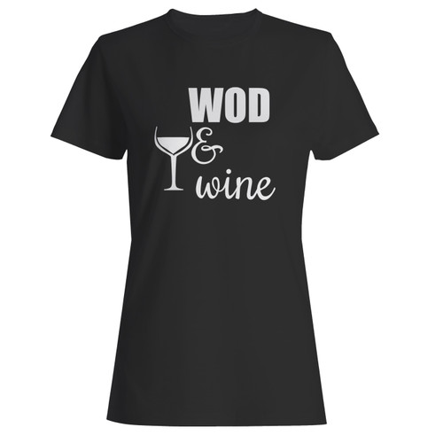 These are wod & wine women t shirt that are cute tied to the side or paired with a cardigan or jacket for a more styled look. So comfy and classic, they are sure to make your vacation extra magical.