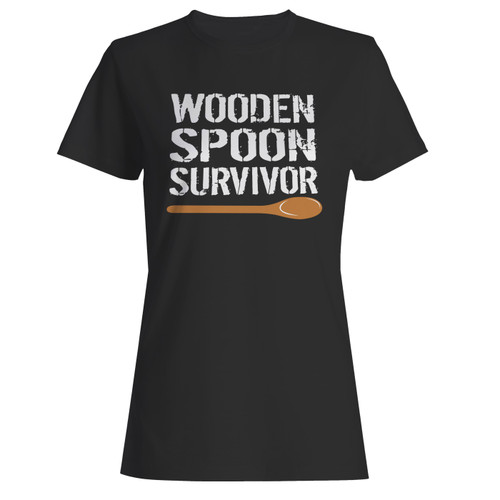 These are wooden spoon survivor inspired women t shirt that are cute tied to the side or paired with a cardigan or jacket for a more styled look. So comfy and classic, they are sure to make your vacation extra magical.