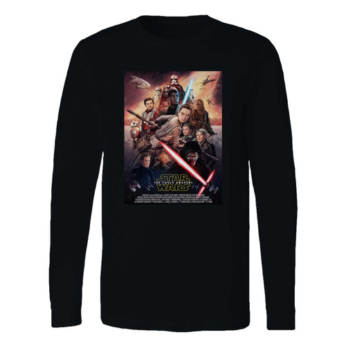 This classic fit star wars the force awakens long sleeve shirt is casually elegant and very comfortable. With fine quality print to make one stand out, it's a perfect fit for every occasion.