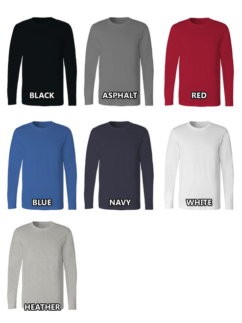Teespedia Long Sleeve Shirt Color Variant