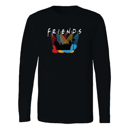 This classic fit friends sofa long sleeve shirt is casually elegant and very comfortable. With fine quality print to make one stand out, it's a perfect fit for every occasion.