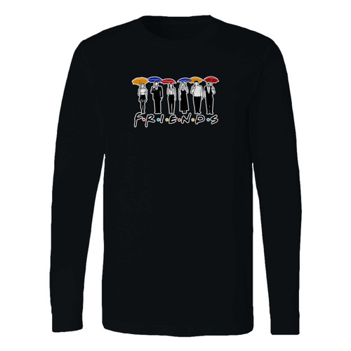 This classic fit friends umbrella long sleeve shirt is casually elegant and very comfortable. With fine quality print to make one stand out, it's a perfect fit for every occasion.