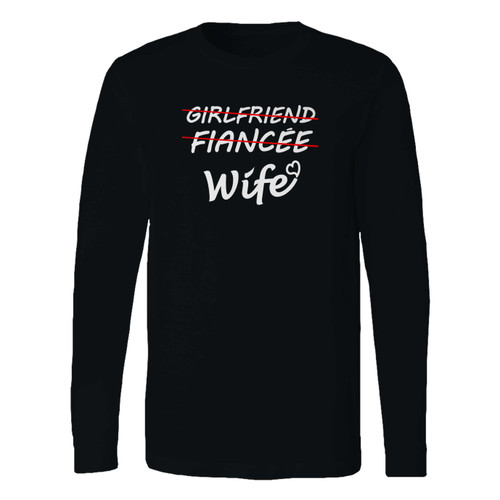 This classic fit girlfriend fiancee wife long sleeve shirt is casually elegant and very comfortable. With fine quality print to make one stand out, it's a perfect fit for every occasion.