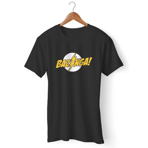 Bazinga Logo Lighting Men T Shirt
