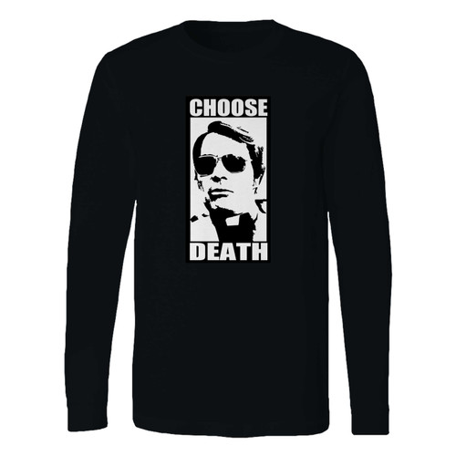 This classic fit jim jones choose death long sleeve shirt is casually elegant and very comfortable. With fine quality print to make one stand out, it's a perfect fit for every occasion.