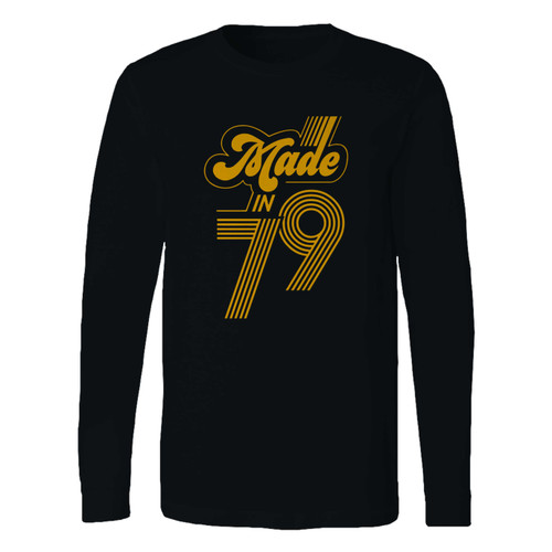 This classic fit made in 1979 long sleeve shirt is casually elegant and very comfortable. With fine quality print to make one stand out, it's a perfect fit for every occasion.