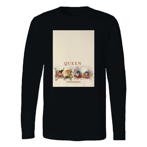 This classic fit queen innuendo long sleeve shirt is casually elegant and very comfortable. With fine quality print to make one stand out, it's a perfect fit for every occasion.