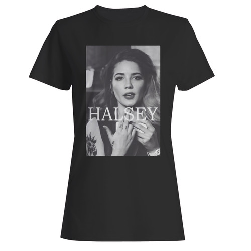 These are halsey poster women t shirt that are cute tied to the side or paired with a cardigan or jacket for a more styled look. So comfy and classic, they are sure to make your vacation extra magical.