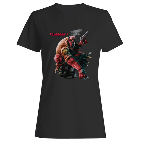 These are hellboy super hero marvel women t shirt that are cute tied to the side or paired with a cardigan or jacket for a more styled look. So comfy and classic, they are sure to make your vacation extra magical.