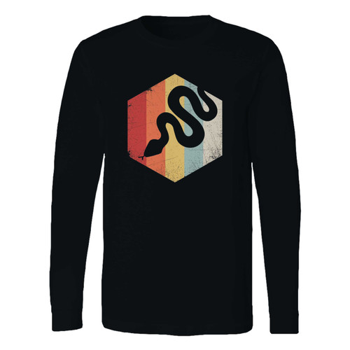 This classic fit snake retro distressed style long sleeve shirt is casually elegant and very comfortable. With fine quality print to make one stand out, it's a perfect fit for every occasion.