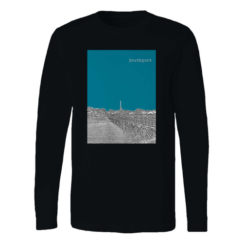 This classic fit southport north carolina city skyline long sleeve shirt is casually elegant and very comfortable. With fine quality print to make one stand out, it's a perfect fit for every occasion.