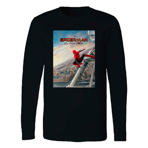 This classic fit spiderman far from home movie long sleeve shirt is casually elegant and very comfortable. With fine quality print to make one stand out, it's a perfect fit for every occasion.