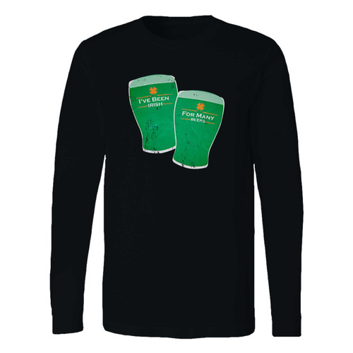 This classic fit st patricks day funny irish drinking long sleeve shirt is casually elegant and very comfortable. With fine quality print to make one stand out, it's a perfect fit for every occasion.