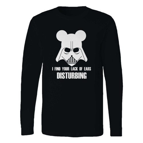 This classic fit star wars darth vader mickey ears long sleeve shirt is casually elegant and very comfortable. With fine quality print to make one stand out, it's a perfect fit for every occasion.