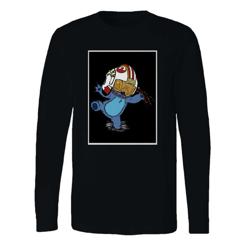 This classic fit stitch rebel character long sleeve shirt is casually elegant and very comfortable. With fine quality print to make one stand out, it's a perfect fit for every occasion.