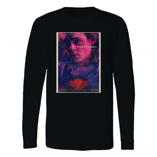This classic fit stranger thing dacre montgomery long sleeve shirt is casually elegant and very comfortable. With fine quality print to make one stand out, it's a perfect fit for every occasion.