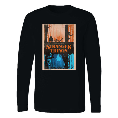 This classic fit stranger thing original long sleeve shirt is casually elegant and very comfortable. With fine quality print to make one stand out, it's a perfect fit for every occasion.