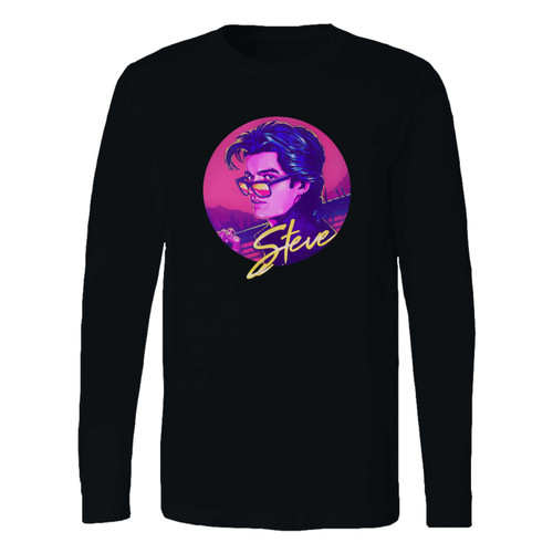 This classic fit stranger things steve harrington long sleeve shirt is casually elegant and very comfortable. With fine quality print to make one stand out, it's a perfect fit for every occasion.