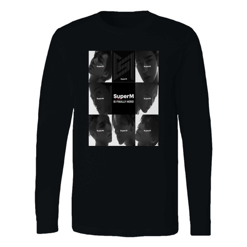 This classic fit super m long sleeve shirt is casually elegant and very comfortable. With fine quality print to make one stand out, it's a perfect fit for every occasion.