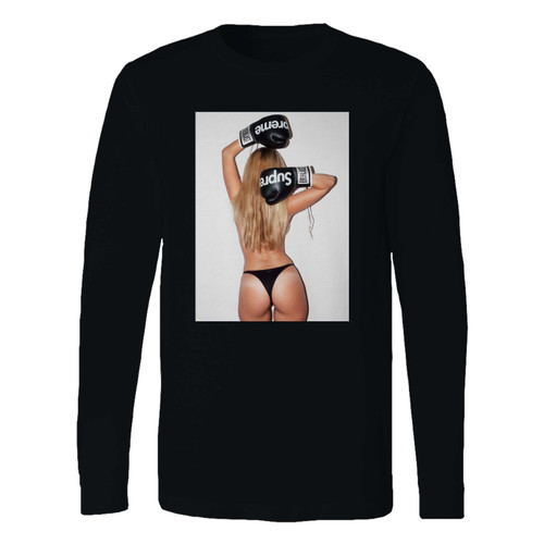 This classic fit supreme boxing gloves model long sleeve shirt is casually elegant and very comfortable. With fine quality print to make one stand out, it's a perfect fit for every occasion.