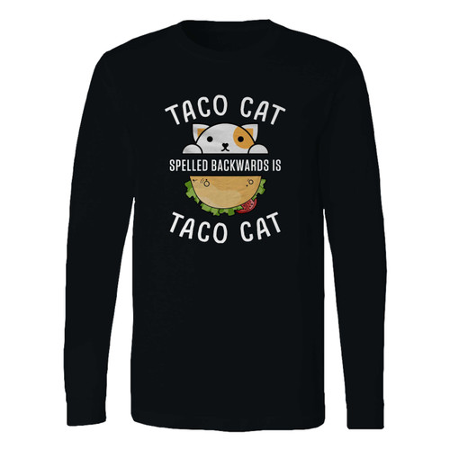 This classic fit taco cat long sleeve shirt is casually elegant and very comfortable. With fine quality print to make one stand out, it's a perfect fit for every occasion.