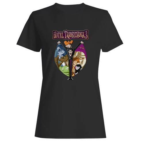 These are hotel transylvania 3 cartoon women t shirt that are cute tied to the side or paired with a cardigan or jacket for a more styled look. So comfy and classic, they are sure to make your vacation extra magical.
