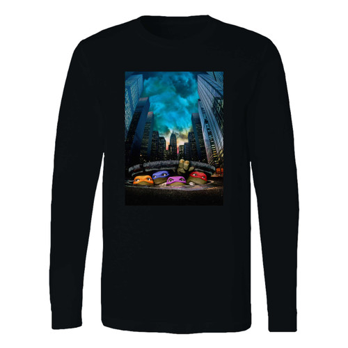 This classic fit teenage mutant ninja turtles hiding in a hole long sleeve shirt is casually elegant and very comfortable. With fine quality print to make one stand out, it's a perfect fit for every occasion.