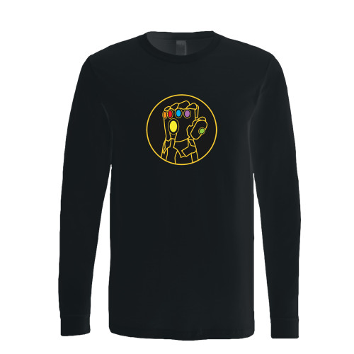 This classic fit thanos infinity gauntlet long sleeve shirt is casually elegant and very comfortable. With fine quality print to make one stand out, it's a perfect fit for every occasion.