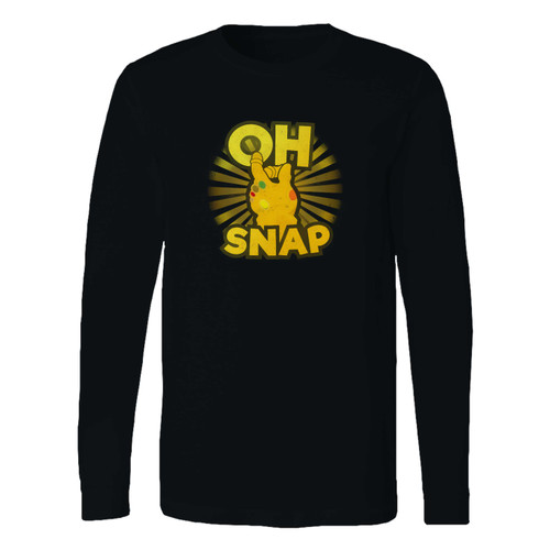This classic fit thanos oh snap! long sleeve shirt is casually elegant and very comfortable. With fine quality print to make one stand out, it's a perfect fit for every occasion.