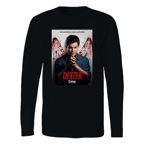 This classic fit the avenging angel dexter long sleeve shirt is casually elegant and very comfortable. With fine quality print to make one stand out, it's a perfect fit for every occasion.