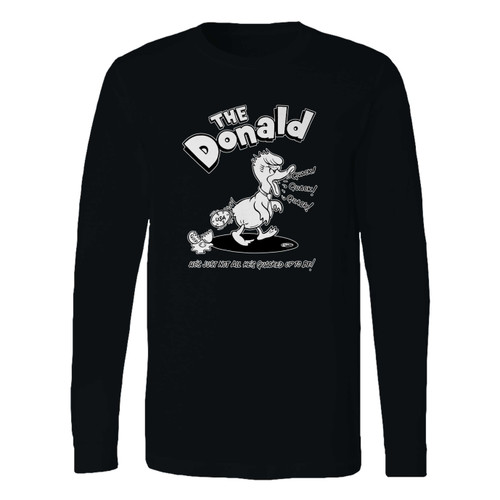 This classic fit the donald anti trump long sleeve shirt is casually elegant and very comfortable. With fine quality print to make one stand out, it's a perfect fit for every occasion.