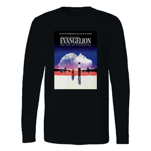 This classic fit the end of evangelion movie long sleeve shirt is casually elegant and very comfortable. With fine quality print to make one stand out, it's a perfect fit for every occasion.