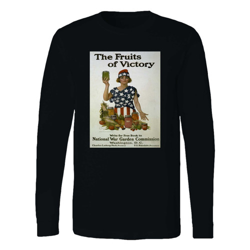 This classic fit the fruits of victory long sleeve shirt is casually elegant and very comfortable. With fine quality print to make one stand out, it's a perfect fit for every occasion.
