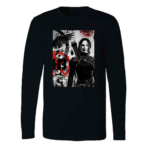 This classic fit the hunger games mockingjay movie art long sleeve shirt is casually elegant and very comfortable. With fine quality print to make one stand out, it's a perfect fit for every occasion.