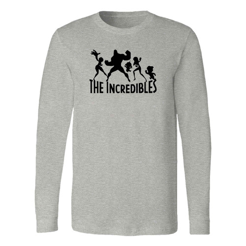 This classic fit the incredibles family silhouette inspired long sleeve shirt is casually elegant and very comfortable. With fine quality print to make one stand out, it's a perfect fit for every occasion.