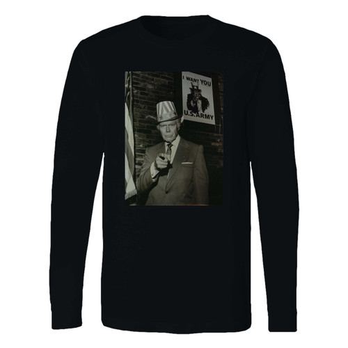 This classic fit the man who modeled as uncle sam long sleeve shirt is casually elegant and very comfortable. With fine quality print to make one stand out, it's a perfect fit for every occasion.