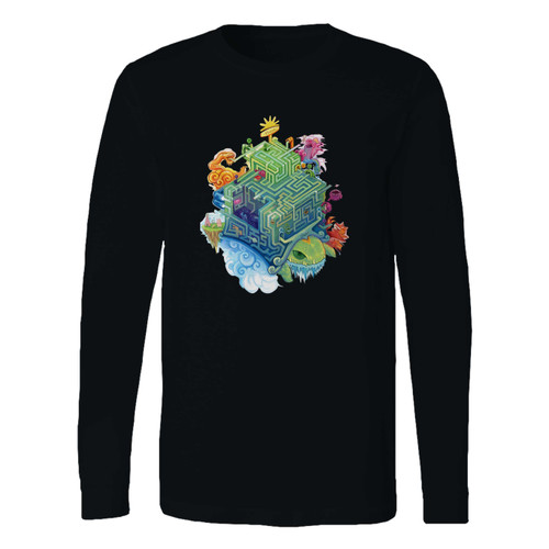 This classic fit the maze turtles colorful long sleeve shirt is casually elegant and very comfortable. With fine quality print to make one stand out, it's a perfect fit for every occasion.