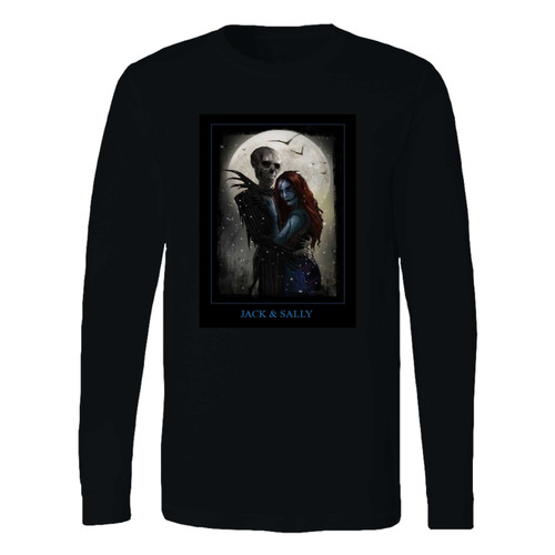 This classic fit the nightmare christmas jack and sally long sleeve shirt is casually elegant and very comfortable. With fine quality print to make one stand out, it's a perfect fit for every occasion.