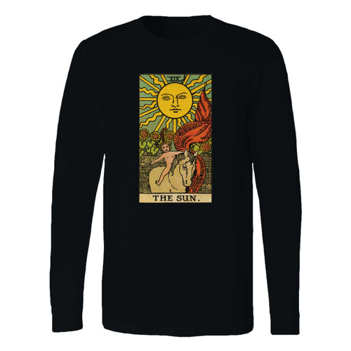 This classic fit the sun tarot card long sleeve shirt is casually elegant and very comfortable. With fine quality print to make one stand out, it's a perfect fit for every occasion.