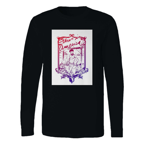 This classic fit this is america, childish gambino long sleeve shirt is casually elegant and very comfortable. With fine quality print to make one stand out, it's a perfect fit for every occasion.