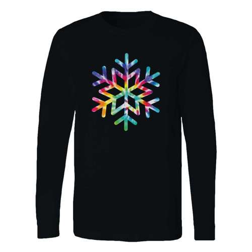 This classic fit tie dye snowflake long sleeve shirt is casually elegant and very comfortable. With fine quality print to make one stand out, it's a perfect fit for every occasion.