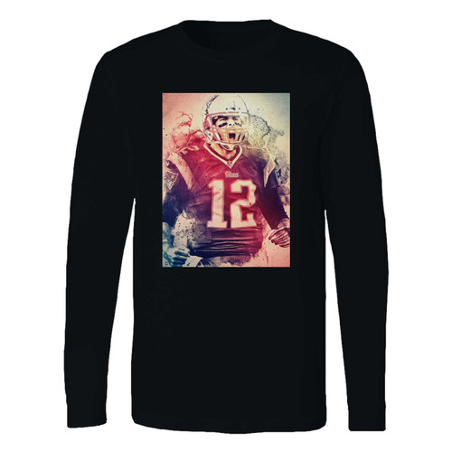 This classic fit tom brady new england patriots long sleeve shirt is casually elegant and very comfortable. With fine quality print to make one stand out, it's a perfect fit for every occasion.