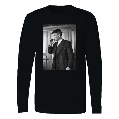 This classic fit tommy shelby peaky blinders movie long sleeve shirt is casually elegant and very comfortable. With fine quality print to make one stand out, it's a perfect fit for every occasion.