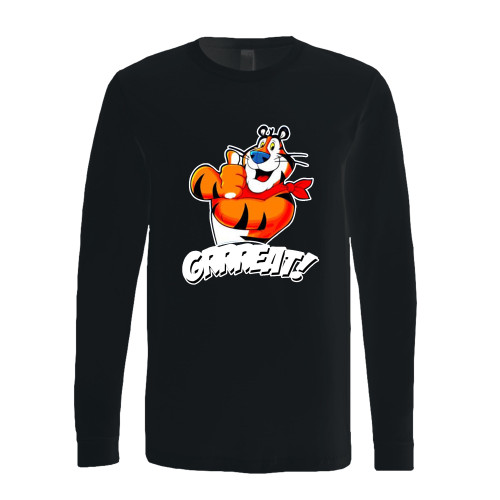 This classic fit tony the tiger long sleeve shirt is casually elegant and very comfortable. With fine quality print to make one stand out, it's a perfect fit for every occasion.