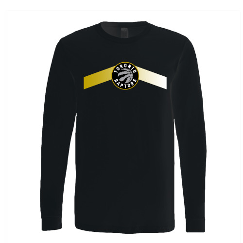 This classic fit toronto gold raptors long sleeve shirt is casually elegant and very comfortable. With fine quality print to make one stand out, it's a perfect fit for every occasion.