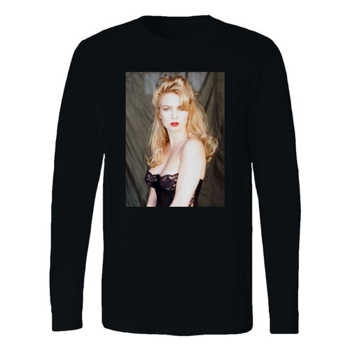 This classic fit traci lords long sleeve shirt is casually elegant and very comfortable. With fine quality print to make one stand out, it's a perfect fit for every occasion.