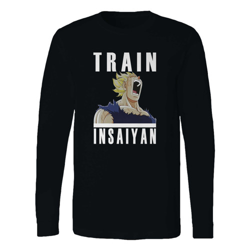 This classic fit train insaiyan gym workout long sleeve shirt is casually elegant and very comfortable. With fine quality print to make one stand out, it's a perfect fit for every occasion.