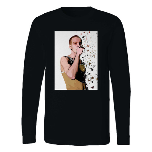 This classic fit trainspotting mark renton smoking long sleeve shirt is casually elegant and very comfortable. With fine quality print to make one stand out, it's a perfect fit for every occasion.