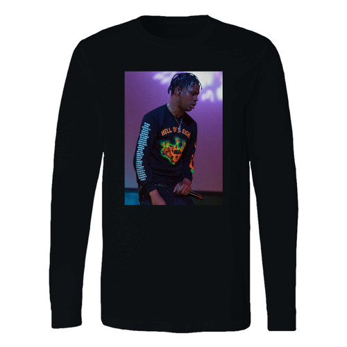 This classic fit travis scott american rapper long sleeve shirt is casually elegant and very comfortable. With fine quality print to make one stand out, it's a perfect fit for every occasion.