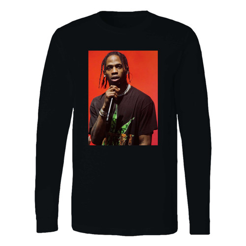 This classic fit travis scott april 2017 long sleeve shirt is casually elegant and very comfortable. With fine quality print to make one stand out, it's a perfect fit for every occasion.